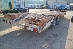 KING  24' Flatbed w/ Dovetail, Ramps, Tandem Axles  ~