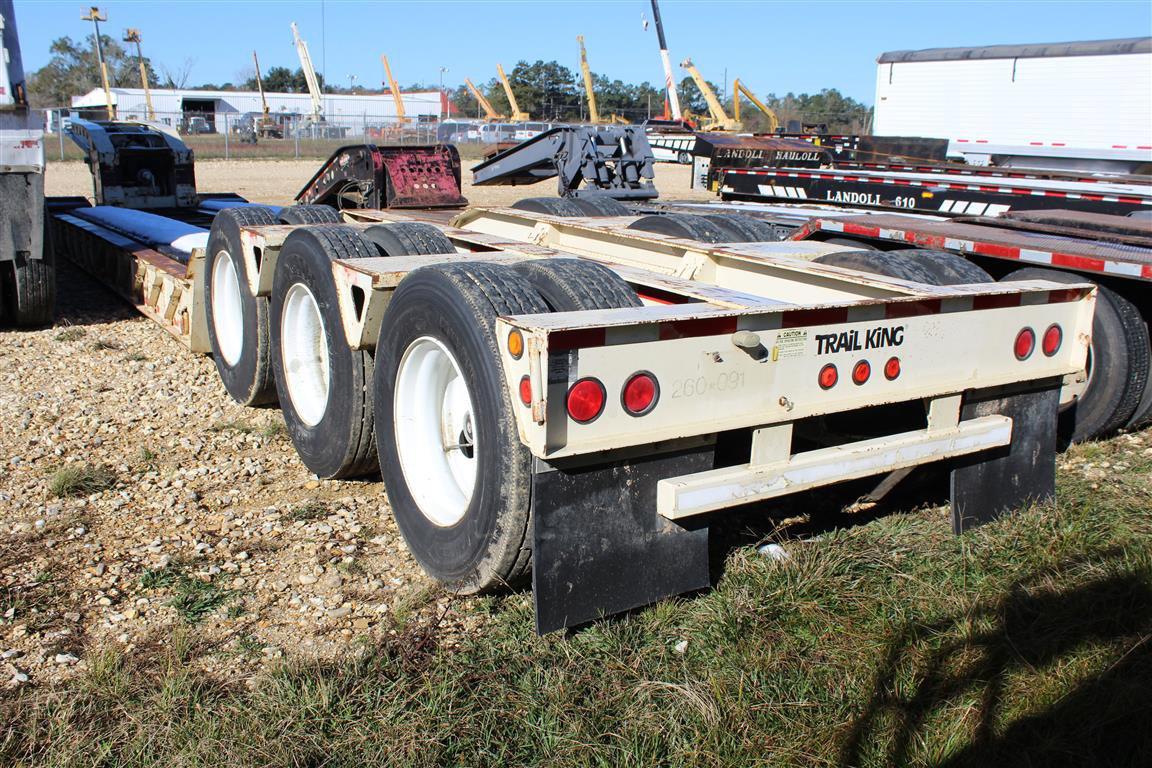 TRAIL KING 55 Ton RGN Series 48' Lowboy 48' Lowboy Trailer, Air Ride Suspension, Air Brake, Steel Fr