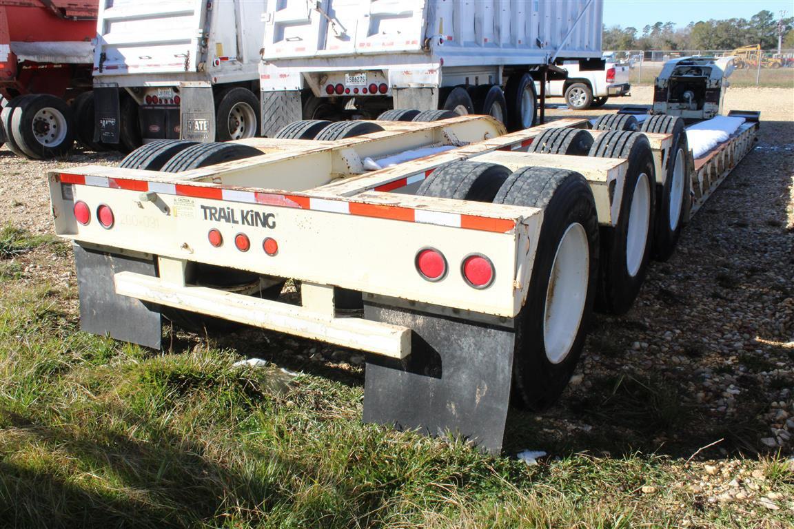 TRAIL KING 55 Ton RGN Series 48' Lowboy 48' Lowboy Trailer, Air Ride Suspension, Air Brake, Steel Fr