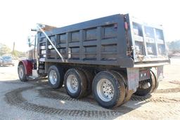 PETERBILT 378 19 yard Dump Body, Air Lift Third Axle, Hendrickson Suspension, 11R24.5 on Alum. Wheel