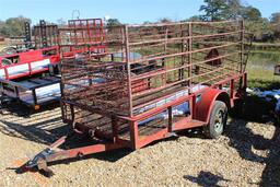 5'X10' COW TRAILER - SINGLE AXLE . ~