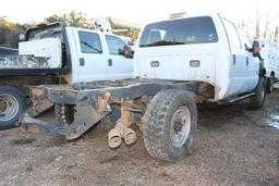 FORD F250 SALVAGE, Cab & Chassis, 4 Door, Powerstroke Diesel Engine, Automatic Transmission, Single