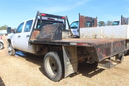 CHEVROLET 3500HD 8' Steel Flatbed, Diesel Duramax Engine, Allison Automatic Transmission, Single Axl