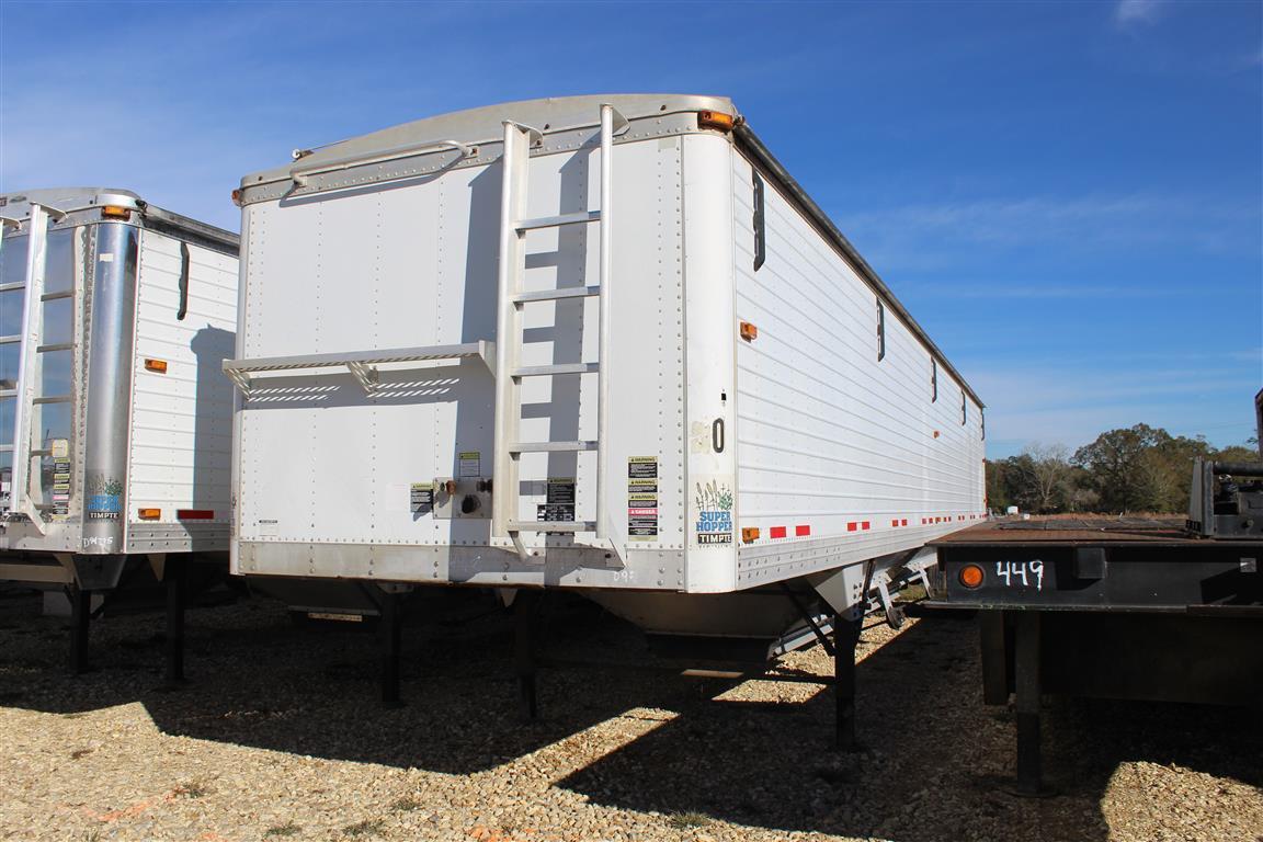 TIMPTE  43' Grain Trailer, Tarp, Tandem Axles, Hopper Bottom  ~