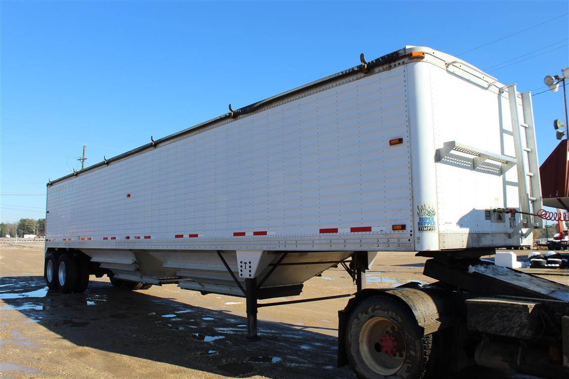 TIMPTE  43' Grain Trailer, Tarp, Tandem Axles, Hopper Bottom  ~