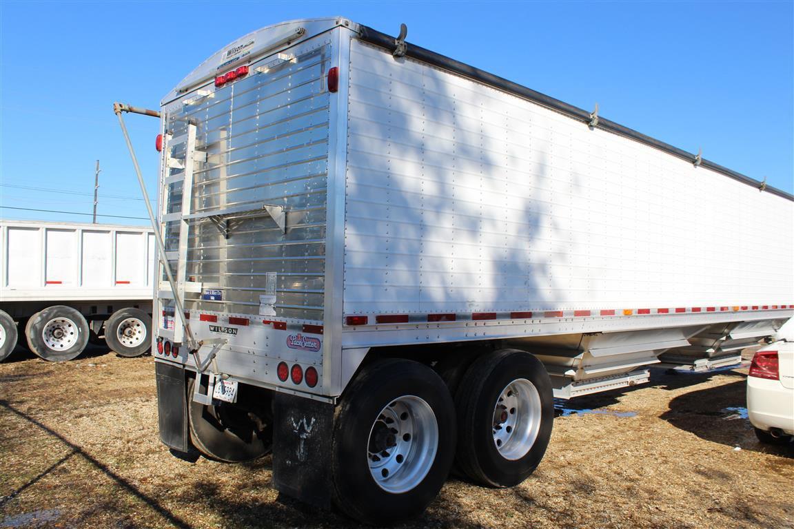 WILSON DWH-550 43' Alum. Grain Trailer, Tandem Axles, Hopper Bottom  ~