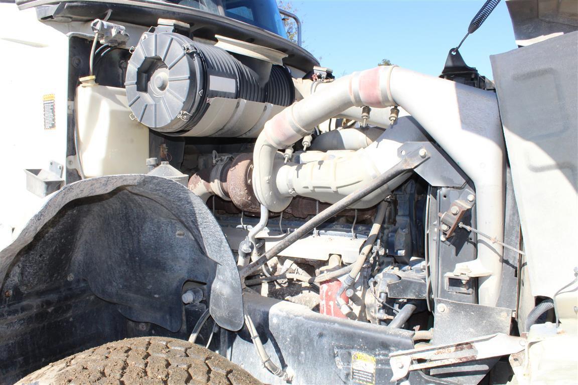 MACK GRANITE CV713 14-16 Yard Ox Dump Body, Camelback Suspension, Elec. Tarp, 11R24.5 on Alum. Wheel