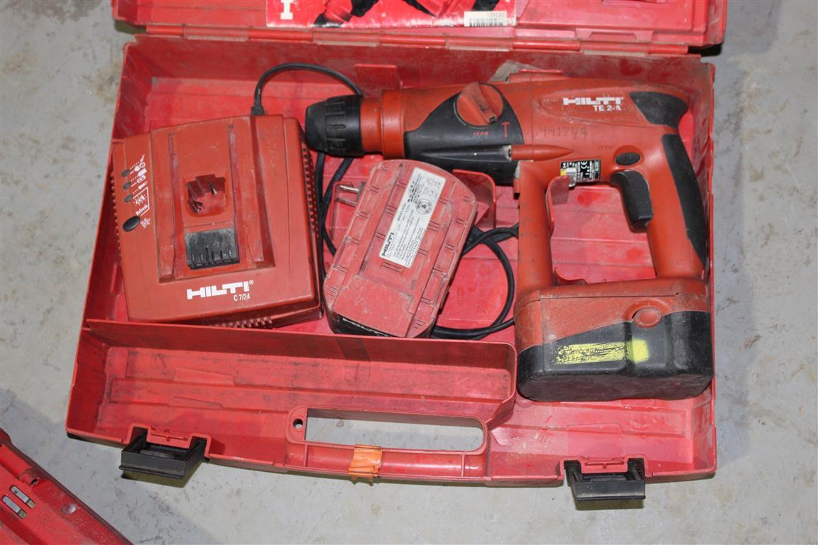 HILTI TE2 24VOLT - BATTERY OPERATED.  ~