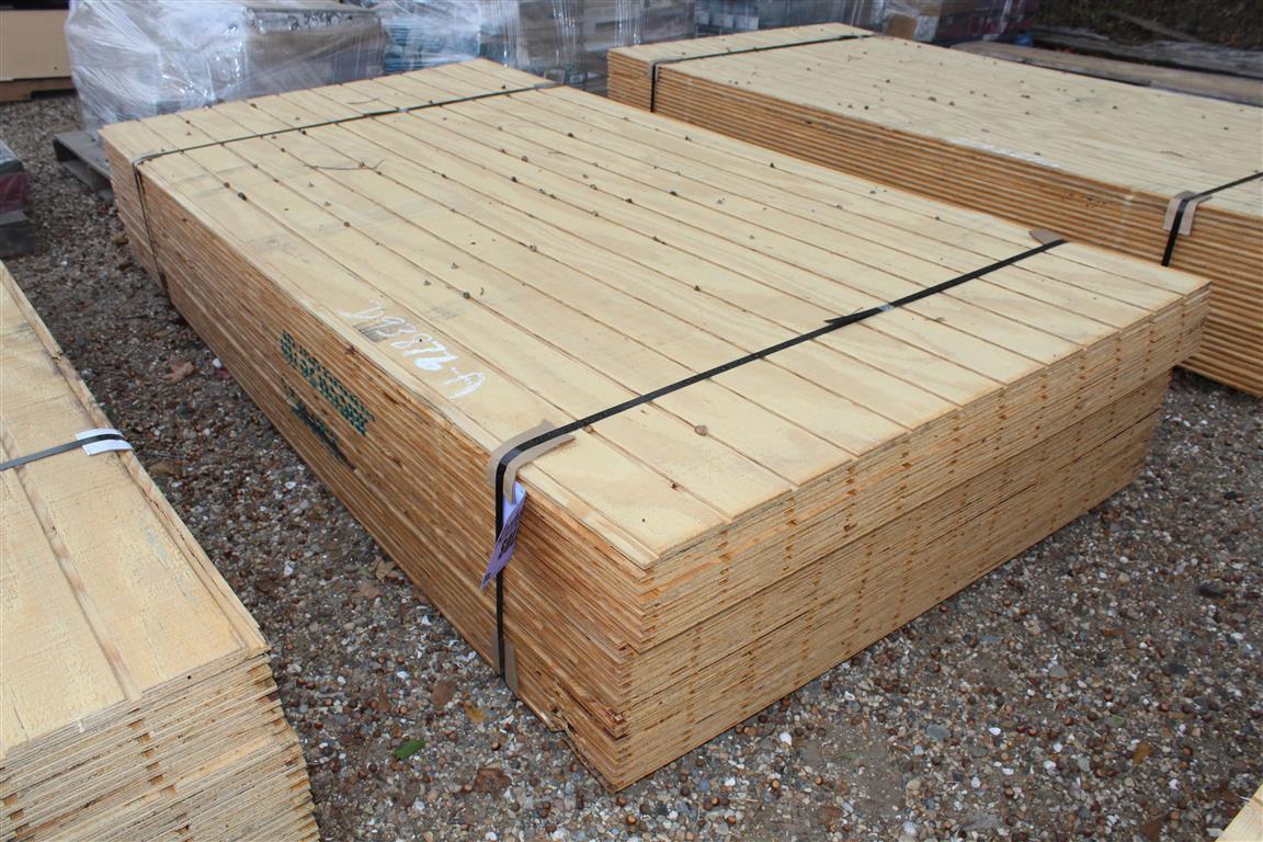 LOT OF (26PCS) 5/8"X4'X8' T-111 WOOD SIDING ~