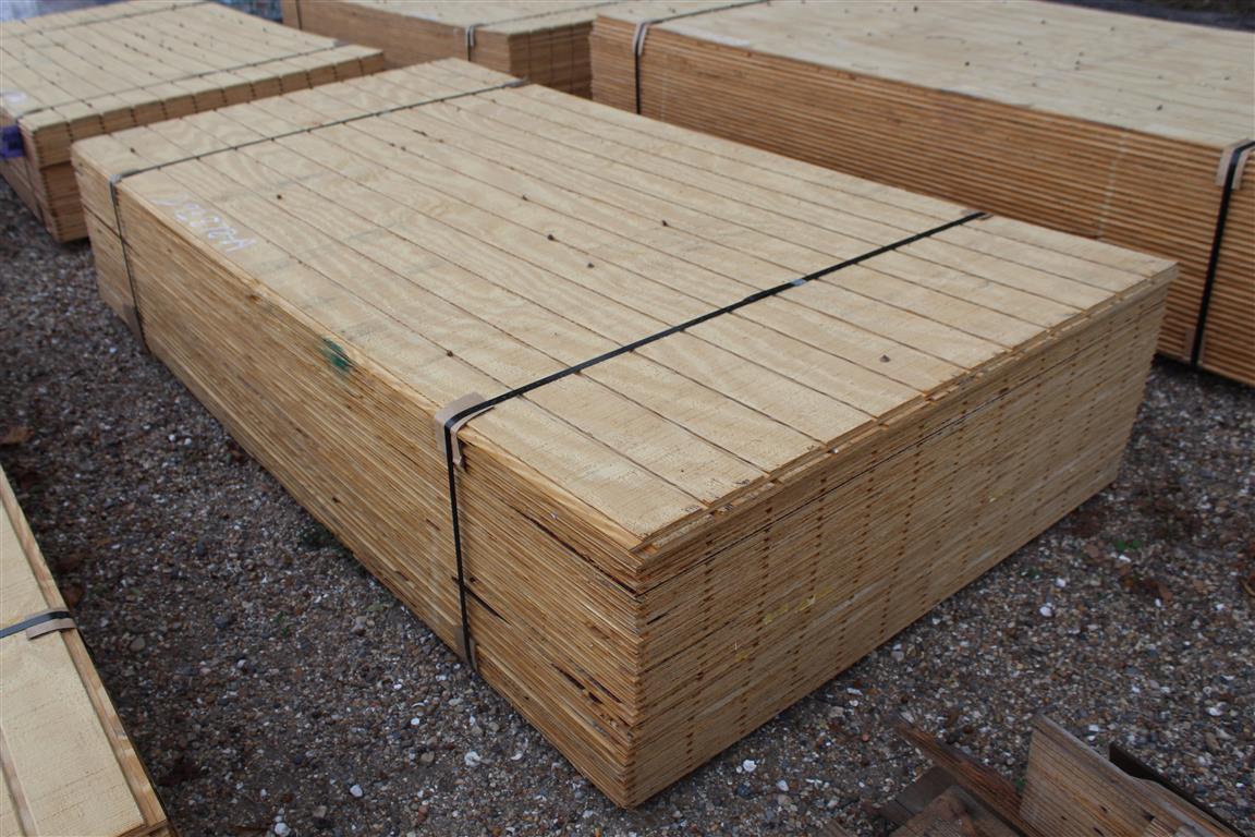 LOT OF (31PCS) 5/8"X4'X8 T-111 WOOD SIDING ~