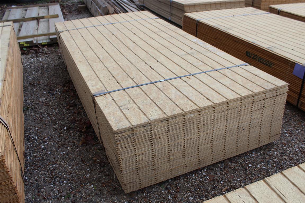 LOT OF (31PCS) 5/8"X4'X8 T-111 WOOD SIDING ~