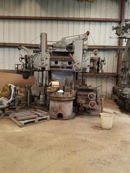 Bullard Vertical Turret Lathe, needs motor, spindle/chuck locked 