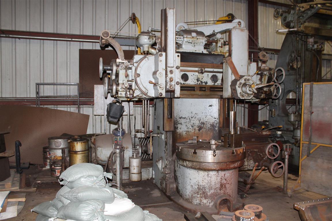 Bullard Vertical Turret Lathe, needs motor, spindle/chuck locked 