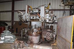 Bullard Vertical Turret Lathe, needs motor, spindle/chuck locked 