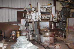 Bullard Vertical Turret Lathe, needs motor, spindle/chuck locked 