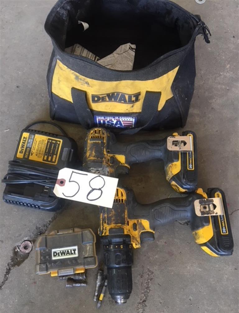 DeWalt Cordless Drills W/ Charger