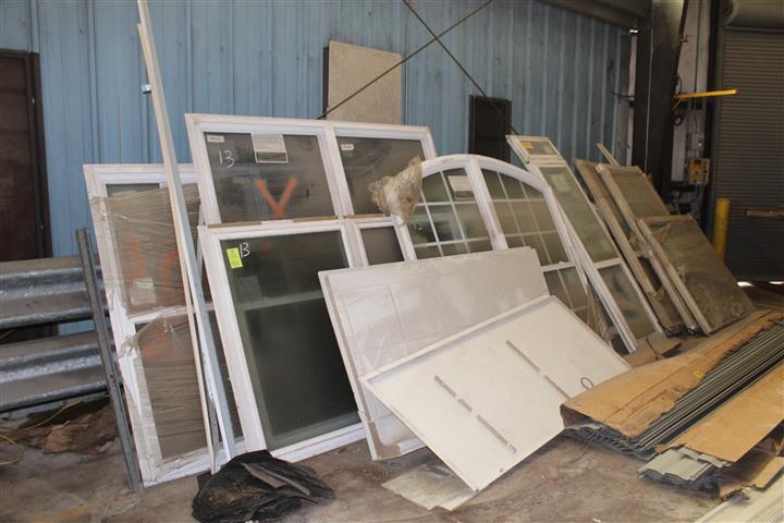 Assortment of Windows and Shower Stalls