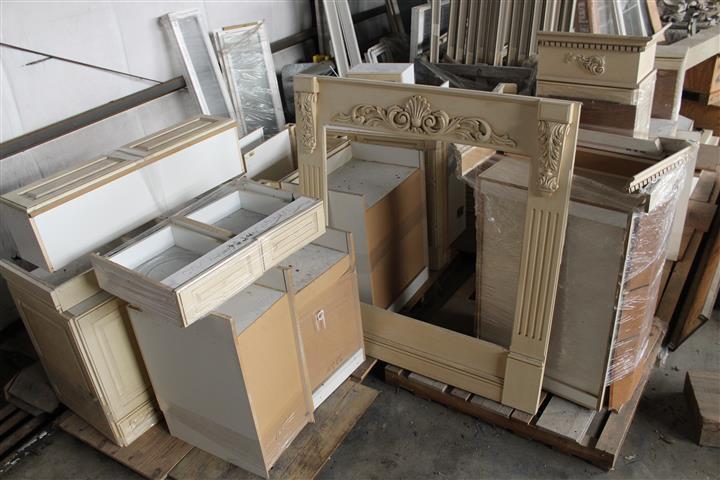 Lot of Cabinetry and Mirror Frame