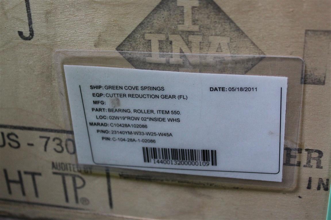 PALLET OF REDUCTION GEARS  GEARS, BEARINGS, ETC Located at 800 E Indian River Rd. Norfolk, VA 23523,