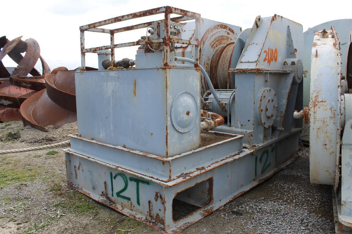 HYDRAULIC POWERED WINCH . SKID MOUNTED, SINGLE DRUM, Located at 800 E Indian River Rd. Norfolk, VA 2