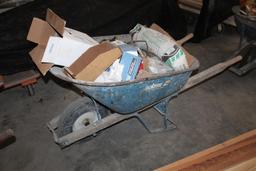 Jackson Wheelbarrow w/ Contents: MISC Hardware