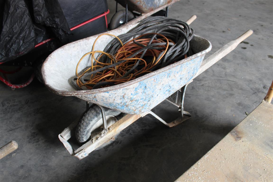 Wheelbarrow w/ Extension Cords