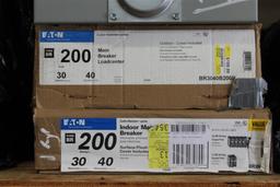 (3) 200 AMP Eaton Breakers