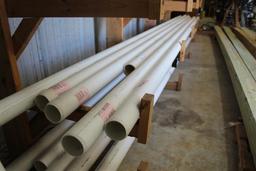 Lot of Approx (10) 3”x Approx 20ft PVC