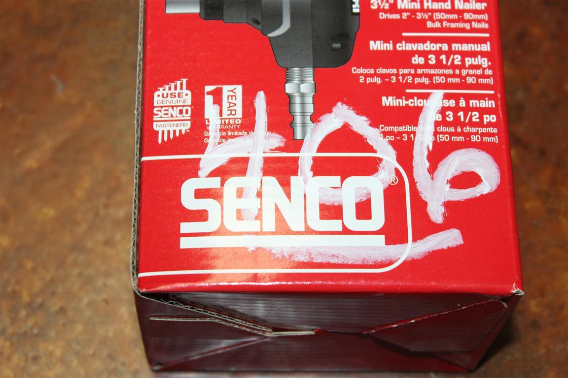 (1) Senco 3 1/2” Mini Hand Nailer Model PC1195