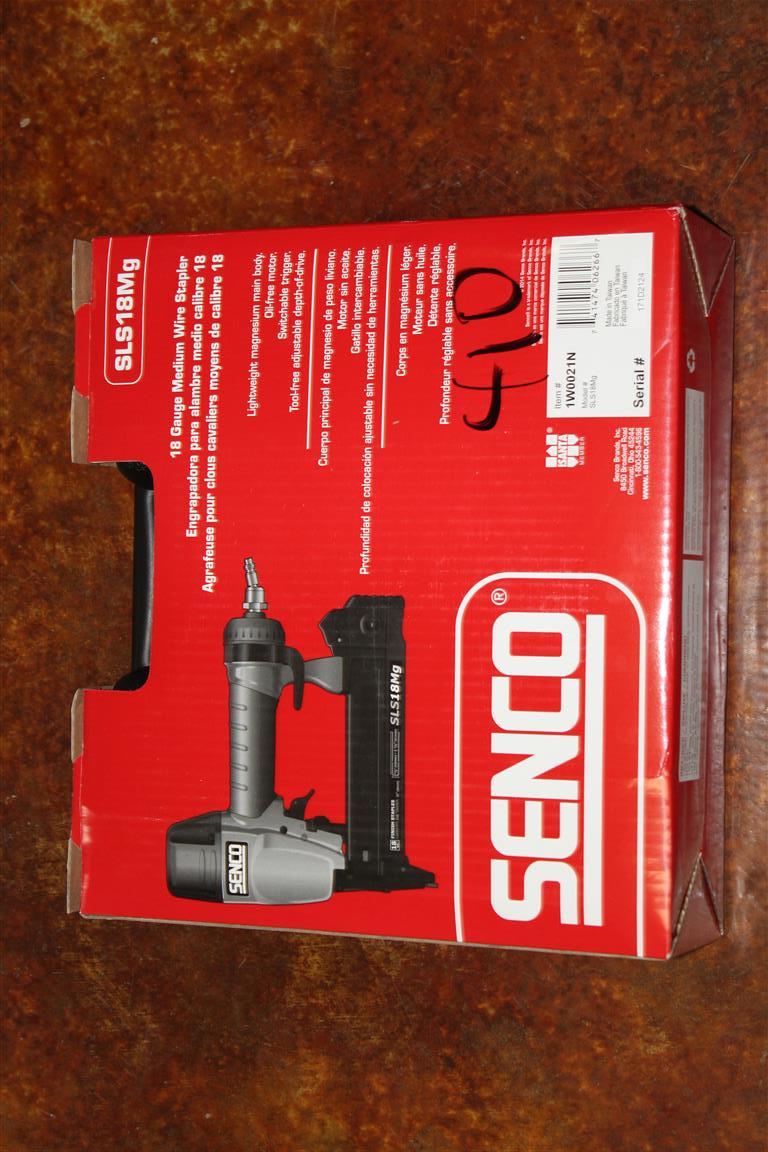 (1) Senco 18 Gauge Medium Wire Stapler Model SLS18Mg