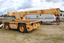 BRODERSON IC200 15 Ton Cap 3 Section Boom Hook Block Outriggers Diesel Engine