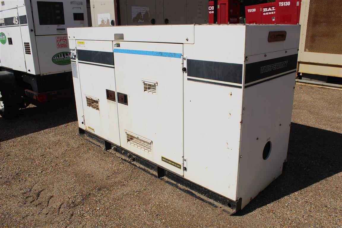 MULTIQUIP DCA70SS 56KW 70 KVA 3 Phase Diesel Engine Skid Mounted