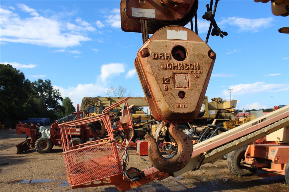 GROVE RT58 SALVAGE ROW 3 Section Boom Hook Block Outriggers Diesel Engine