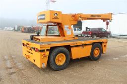 BRODERSON IC80-3F Enclosed Cab Cummins Engine 9 Ton Lift Capacity Swing Away Jib Crab Steer Outrigge