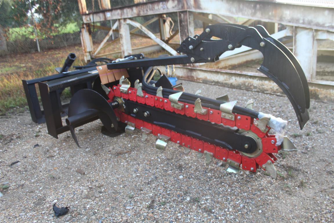 Trencher Attachment . Fits Skid Steer