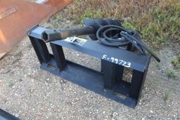 Auger Attachment . Fits Skid Steer