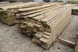 Approx. (240) 5/8x6x6 De Fence Boards