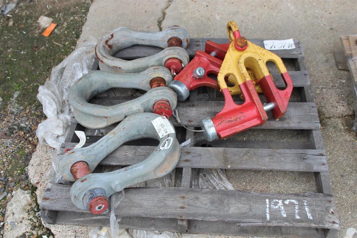 Pallet of Shackles & Clamps
