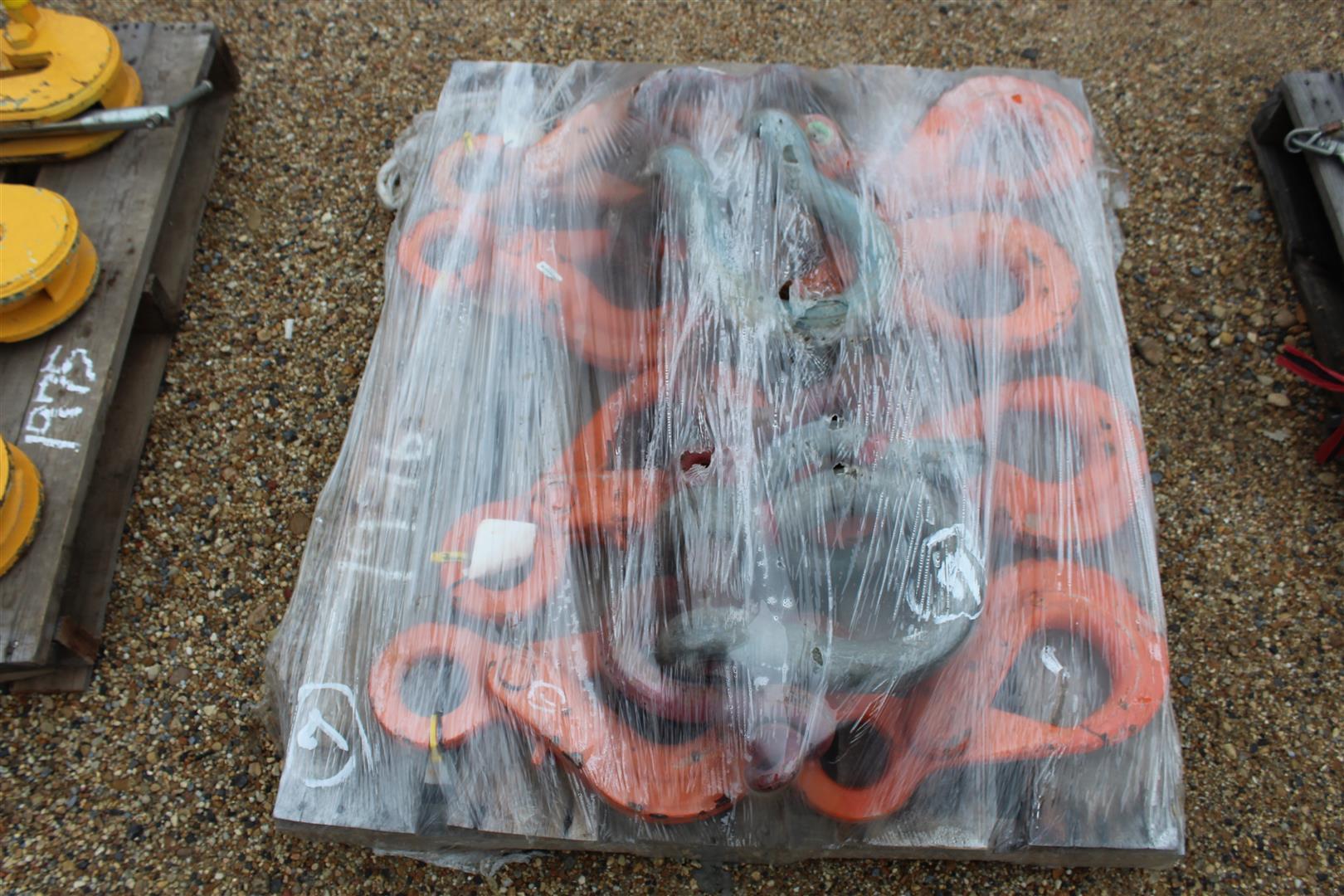 Pallet of Misc Hooks & Shackles