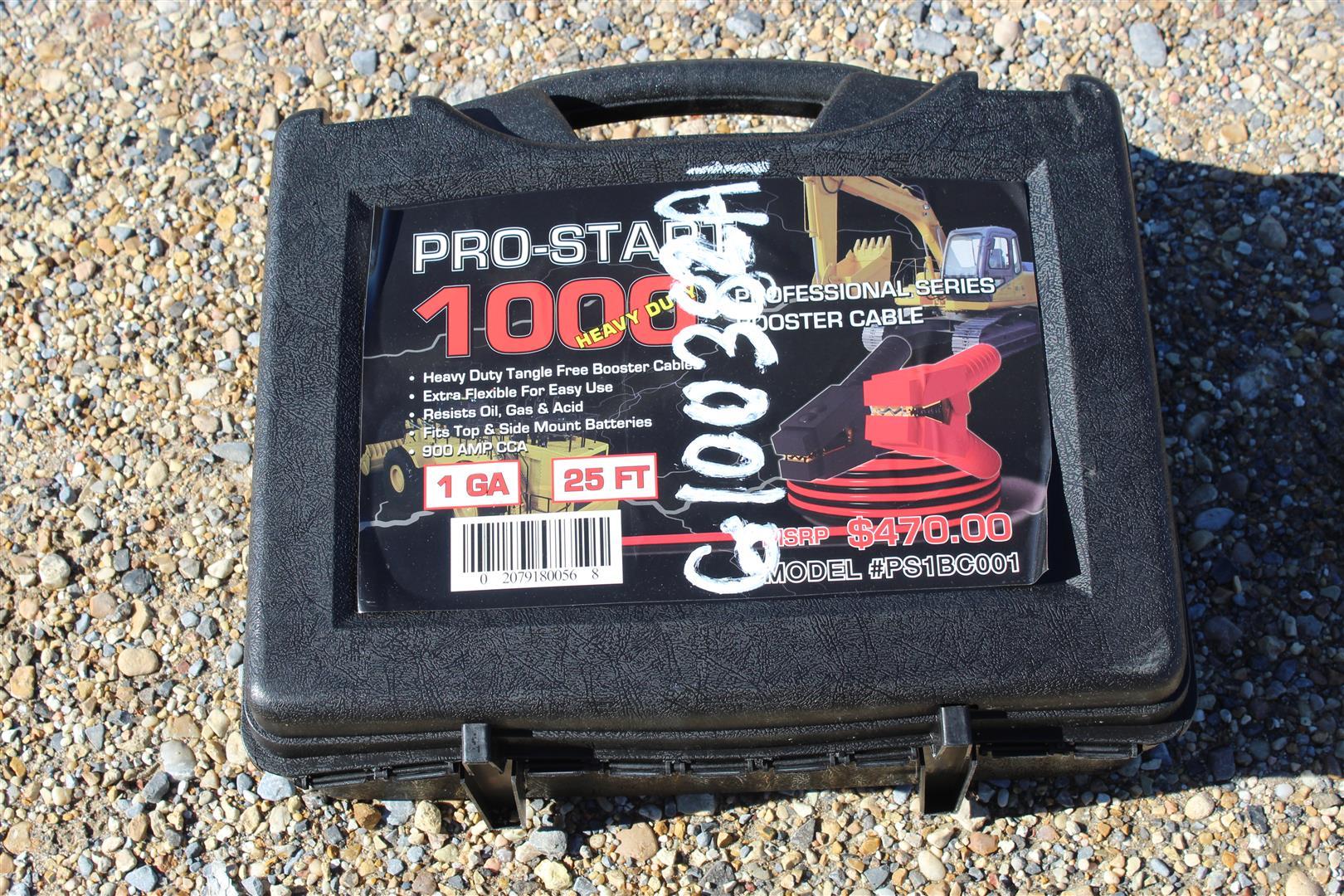 Pro Start #1000 25' 1 Gauge Jumper Cables