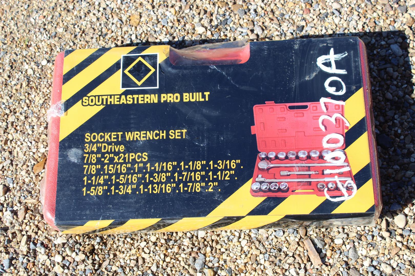 Southeastern 21pc 3/4" Pro Built SAE Socket Set .