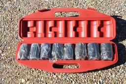 Heavy Duty 8pc 3/4" Drive Impact SAE Socket Set .