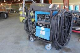 MILLER AEROWAVE Tig Welder Electric Leads Wheel Mounted    ~