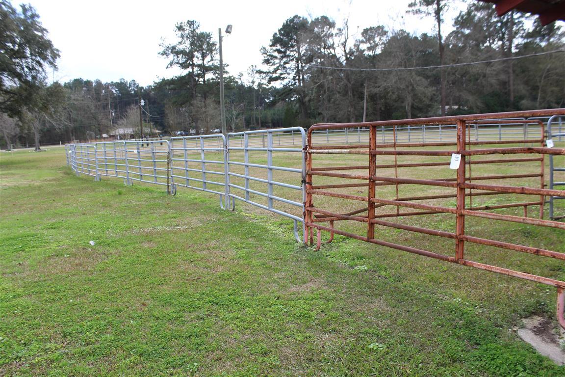 Lot of Pin 12'X5' Lot Gates, 51 Pieces, 1 Gate, 3'x4'