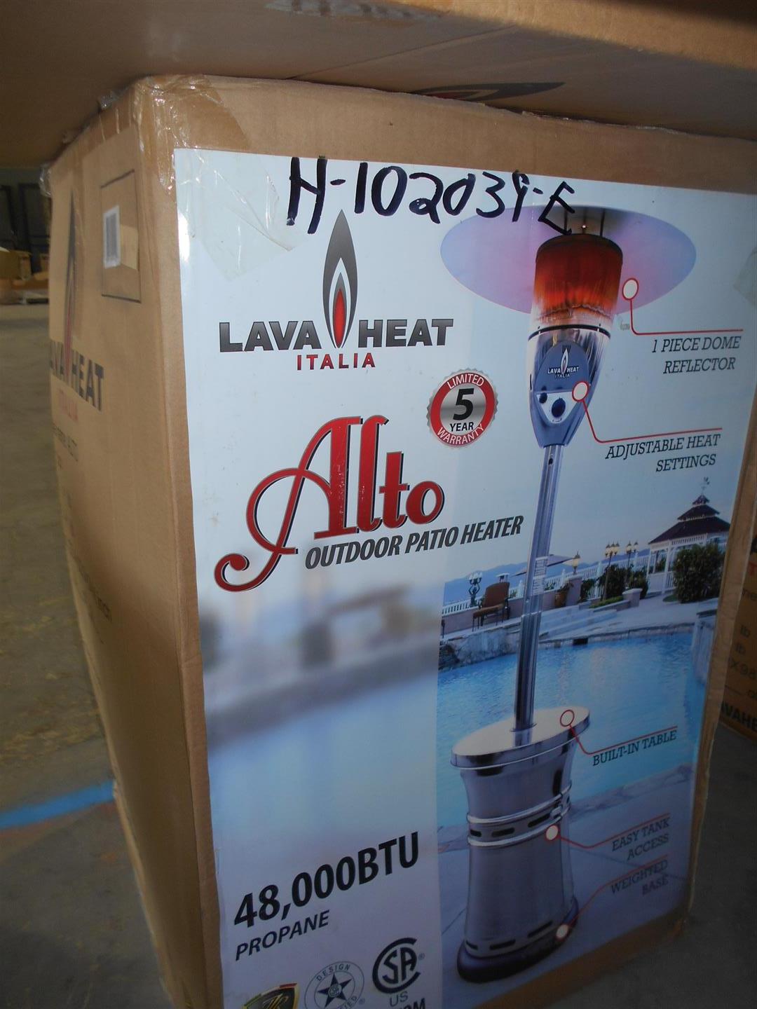 Lava-Heat Italia Alto Outdoor Patio Heater - 48,000 BTU  Propane -  Adjustable Heat Setting