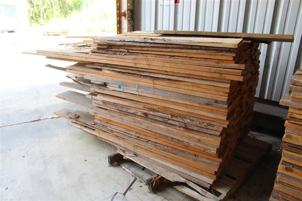 PALLET OF RANDOM WIDTH CYPRESS