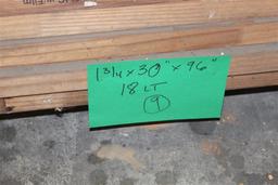 (9) 1 3/4”X30”X96” Fir Glass Doors