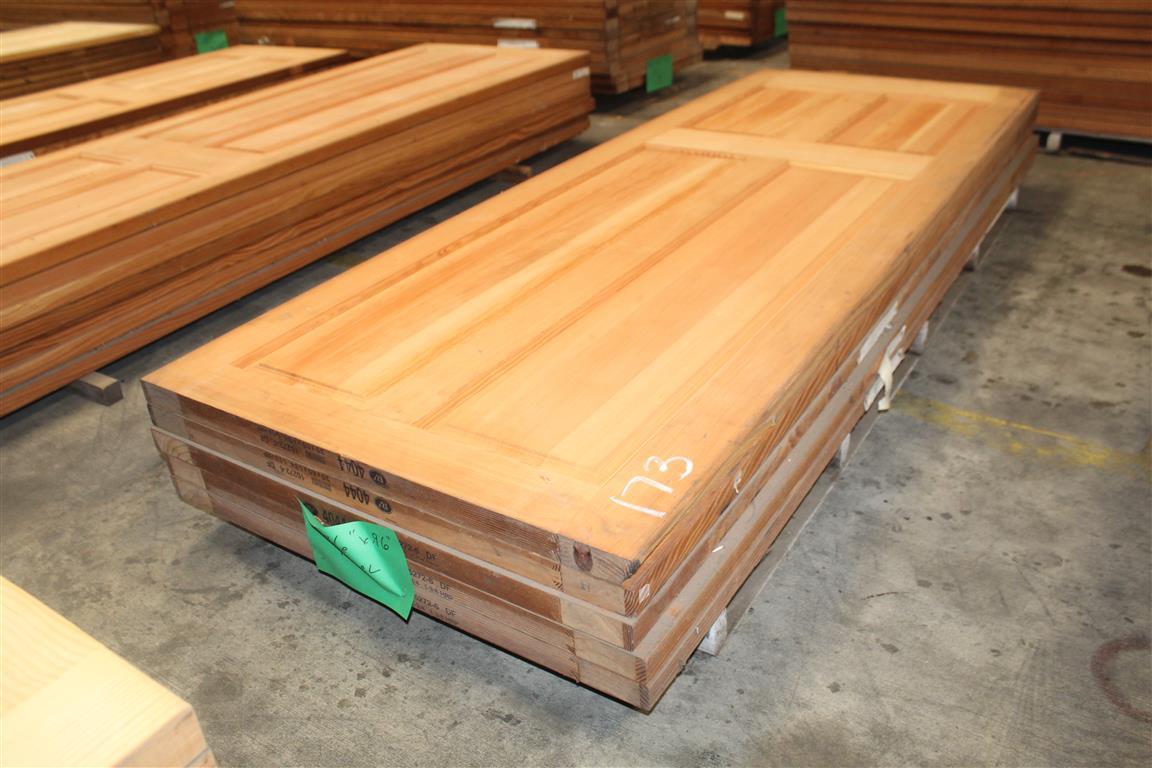 (5) 1 3/4”x30”x96 4 Panel Fir Solid Doors