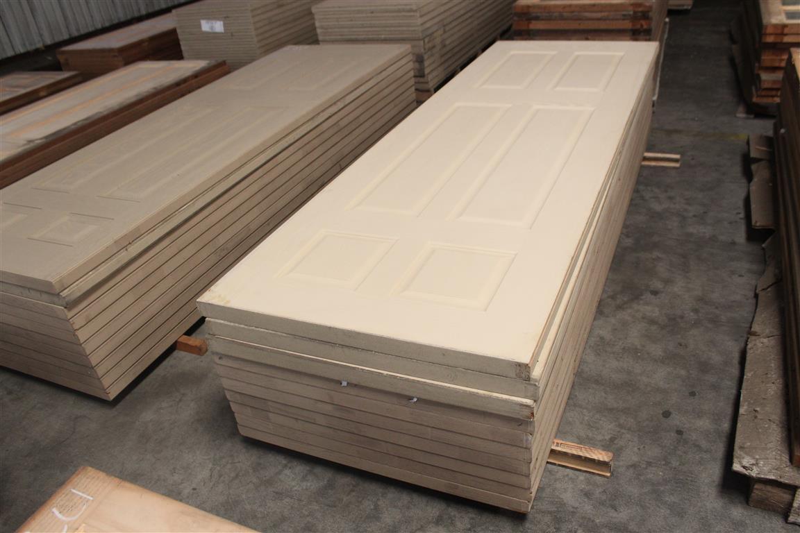 (10 1 3/4”X32”96” 6 Panel Solid Doors