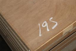 (9) 1 3/4”X3'X6' 8” Sold Core Luan Doors